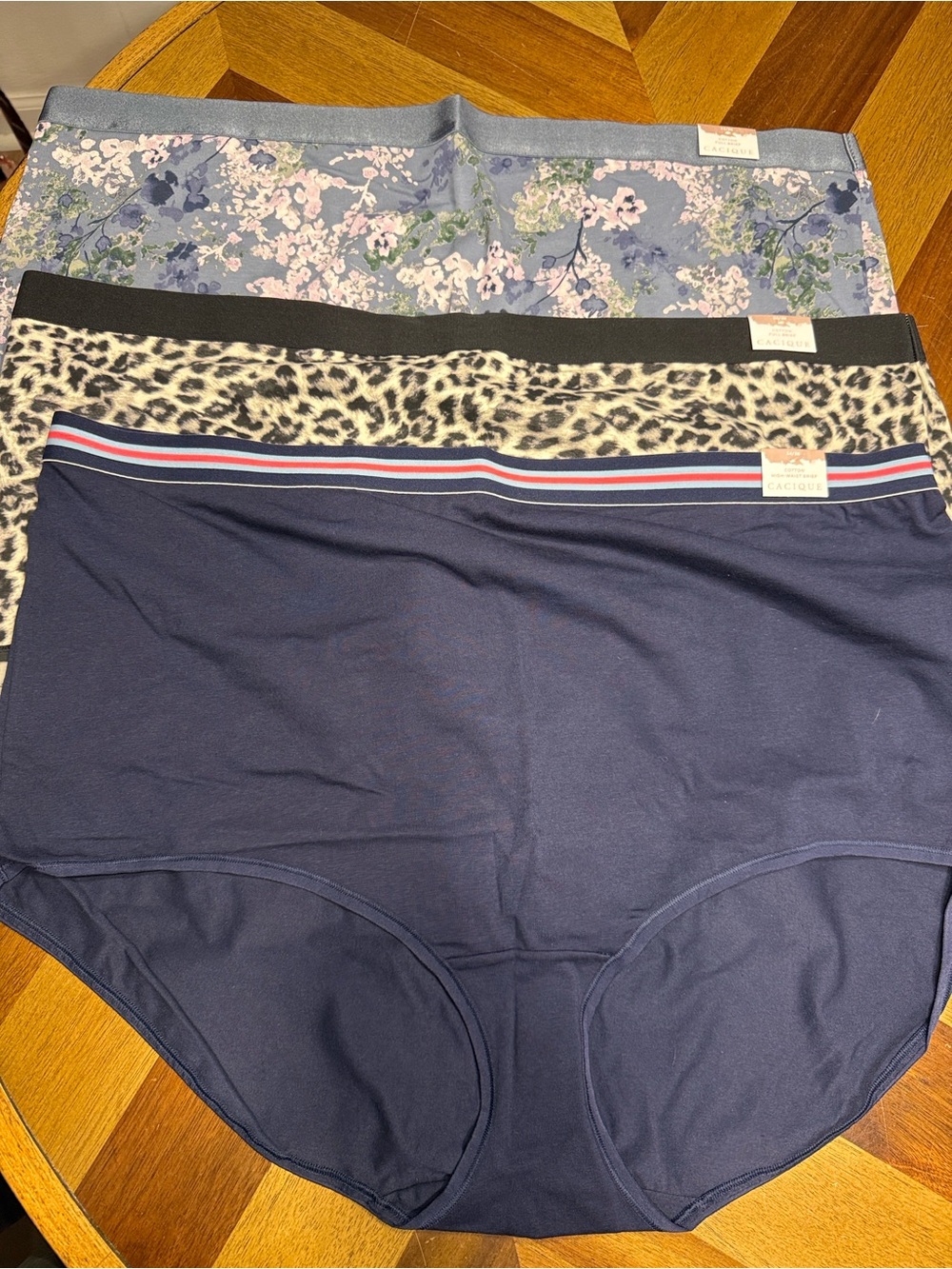 Cacique 3-Pack High-Waist Panties size 34/36 new with tags